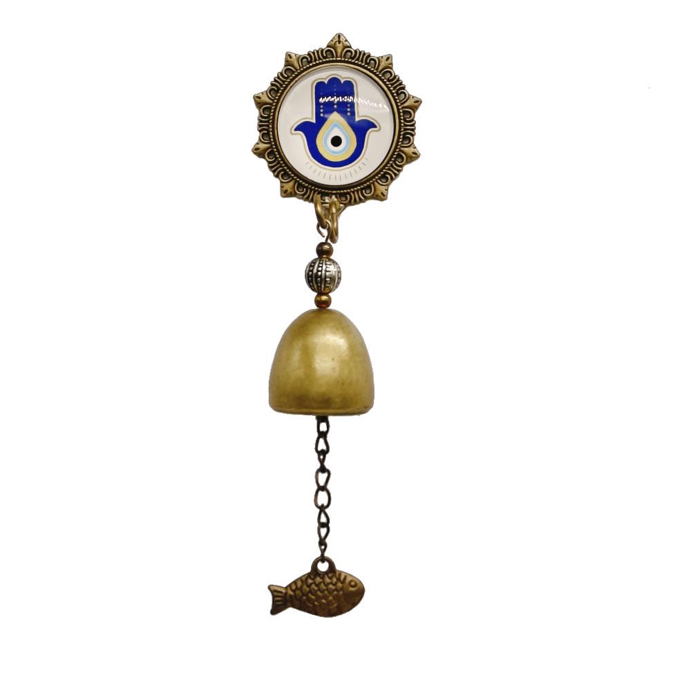 Turkish Evil Eye Sunflower Wind Chime DIY Metal Bell Eye Pendant Hanging Doorbell Ornament For Home Garden Decoration
Turkish Evil Eye Sunflower Wind Chime DIY Metal Bell Eye Pendant Hanging Doorbell Ornament For Home Garden Decoration