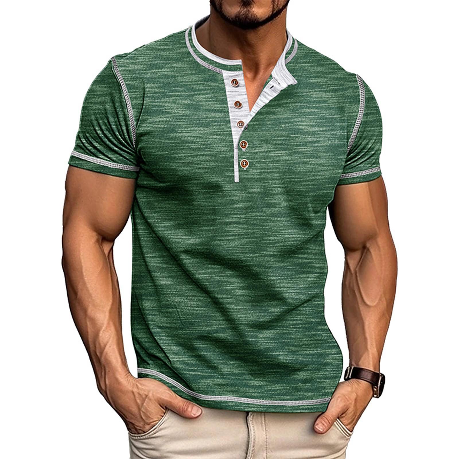 Men s Short Sleeved Lapel Collar T-shirt Casual Round Neck Top XXXL зелений
Men s Short Sleeved Lapel Collar T-shirt Casual Round Neck Top XXXL зелений