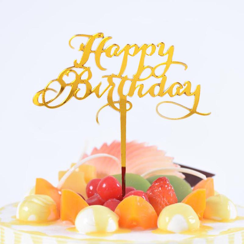 Акриловый Топпер для торта «С Днем Рождения», Декор для торта, вечерние украшения, инструмент для выпечки
Акриловый Топпер для торта «С Днем Рождения», Декор для торта, вечерние украшения, инструмент для выпечки