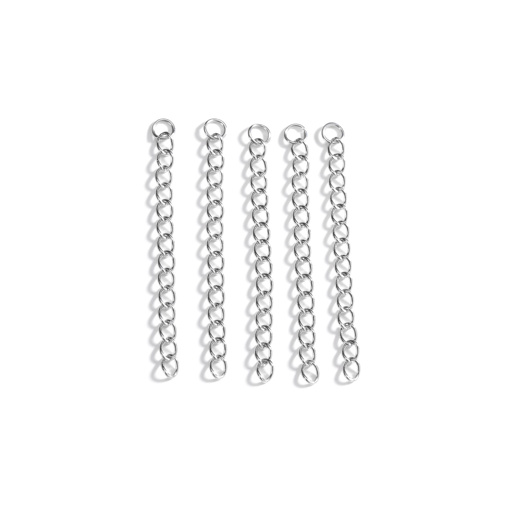 Atoztide 5pcs/Lot Stainless Steel Extension Extended Tail Chain DIY Jewelry Making Findings Bracelet Necklace Accessories
Atoztide 5pcs/Lot Stainless Steel Extension Extended Tail Chain DIY Jewelry Making Findings Bracelet Necklace Accessories