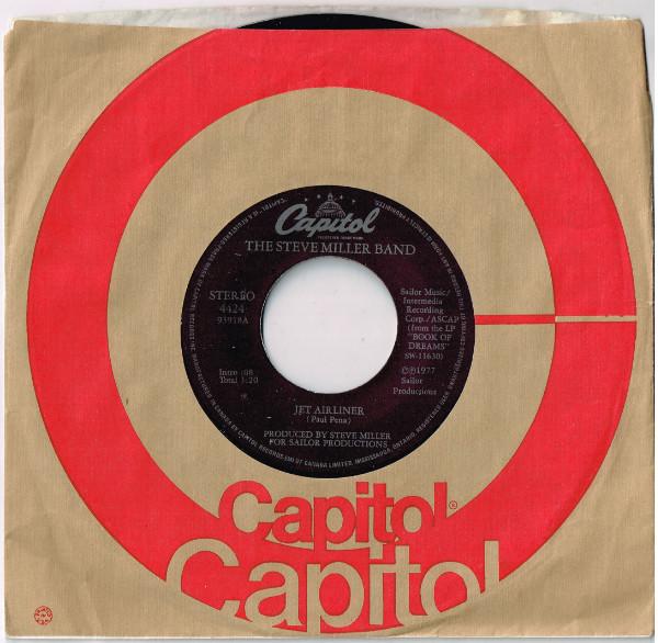 7-дюймовая пластинка STEVE MILLER BAND Jet Airliner 4424 Capitol Records 1977 Канада Рок Б/у
7-дюймовая пластинка STEVE MILLER BAND Jet Airliner 4424 Capitol Records 1977 Канада Рок Б/у