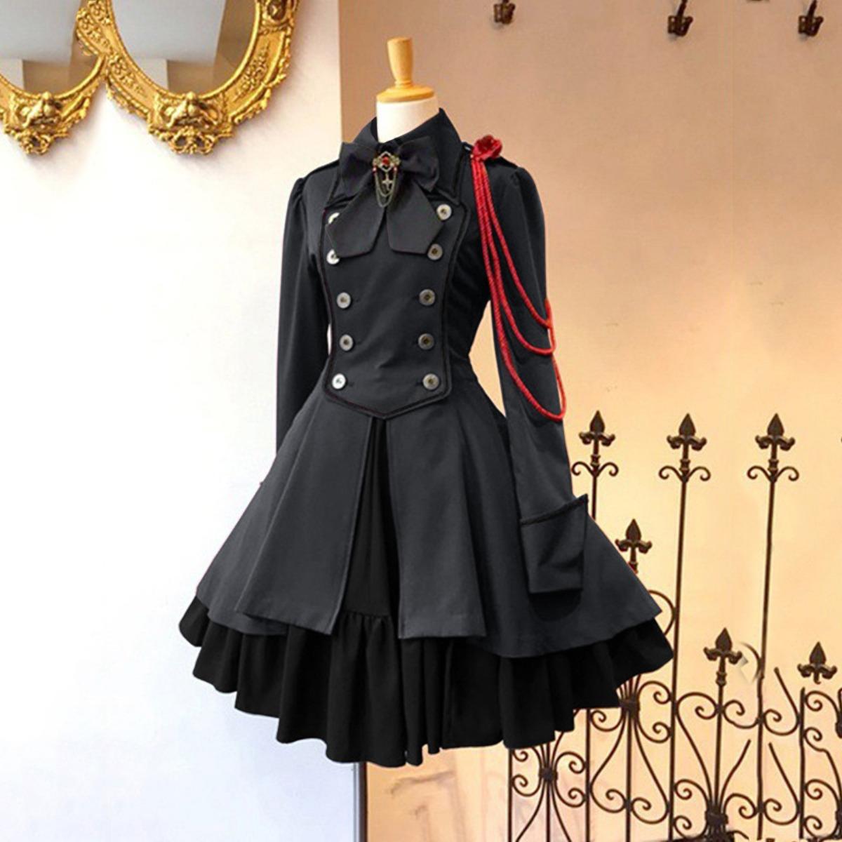 Vintage Renaissance Bow Long Sleeve Ruffle Cosplay Dress Holiday Party Gown S серый
Vintage Renaissance Bow Long Sleeve Ruffle Cosplay Dress Holiday Party Gown S серый