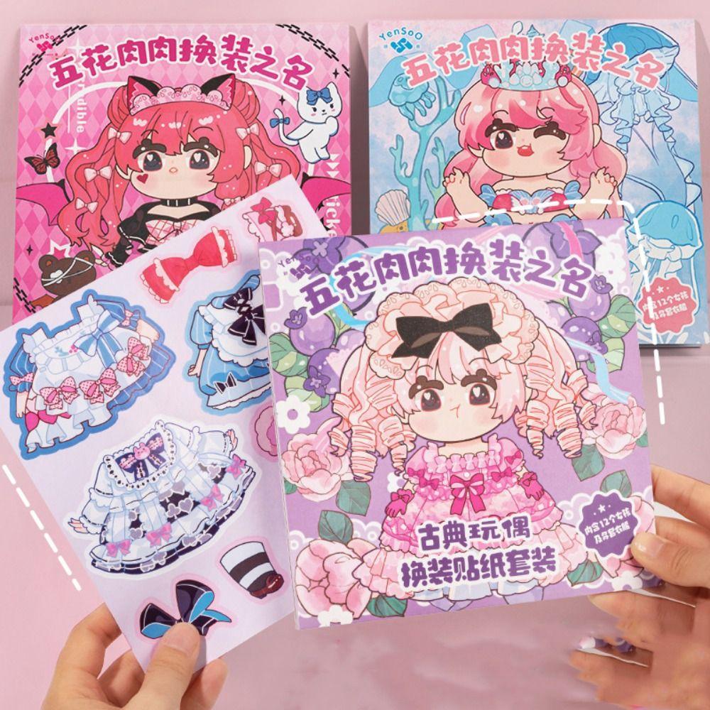 Cartoon Painting Book Stickers Clothes Dress-up Outfit Stickers Lovely Dress Up Sticker Kids
Cartoon Painting Book Stickers Clothes Dress-up Outfit Stickers Lovely Dress Up Sticker Kids