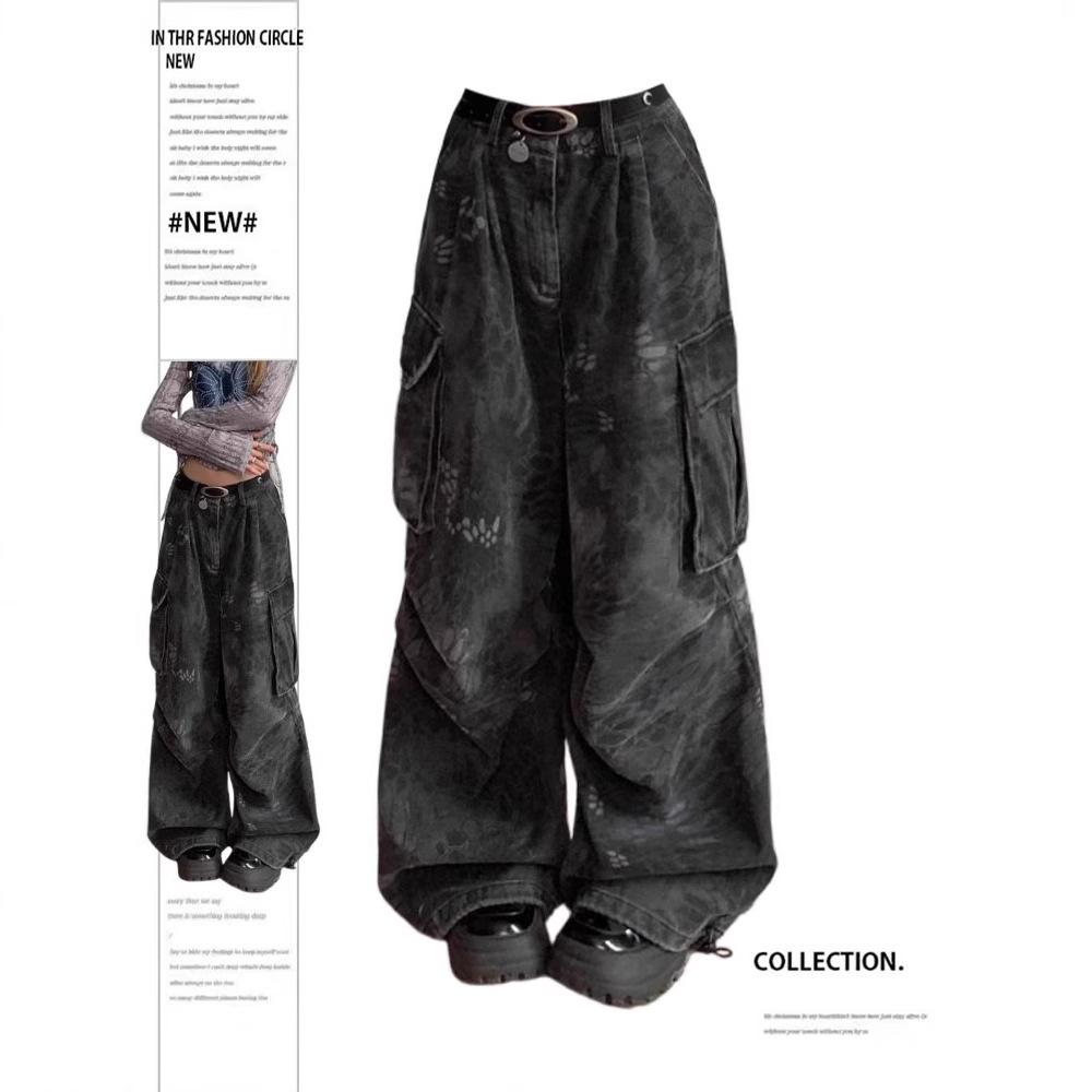 Women s Retro Camo Snake Print Wide-Leg Workwear Pants with Multi-Pockets for Spring & Autumn 2025. Large
Women s Retro Camo Snake Print Wide-Leg Workwear Pants with Multi-Pockets for Spring & Autumn 2025. Large