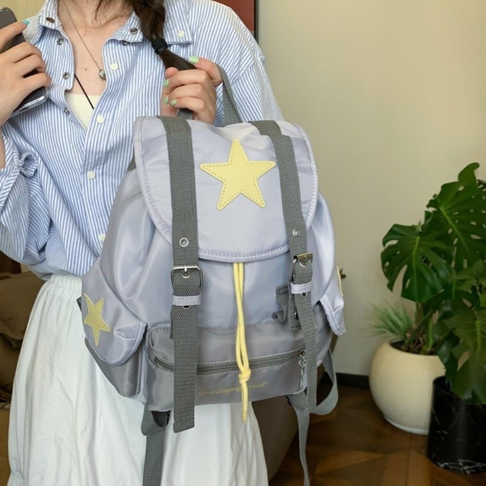 Y2K Drawstring Schoolbag Korean Style Hiking Camping Bag Cute Lucky Star Backpack Students червоний
Y2K Drawstring Schoolbag Korean Style Hiking Camping Bag Cute Lucky Star Backpack Students червоний