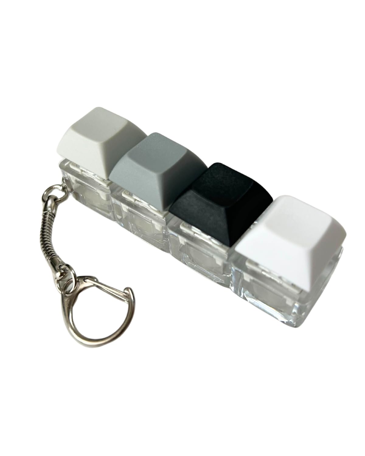 Yacanova Keyboard Keychain Fidget Toy Keycap Blue Switch Stress Relief Monochrome
Yacanova Keyboard Keychain Fidget Toy Keycap Blue Switch Stress Relief Monochrome