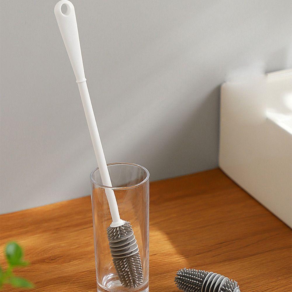 Silicone Long Handle Cleaning Brush Cleaning Tool Glass Cleaner Milk Bottle Brush Cup Scrubber білий
Silicone Long Handle Cleaning Brush Cleaning Tool Glass Cleaner Milk Bottle Brush Cup Scrubber білий