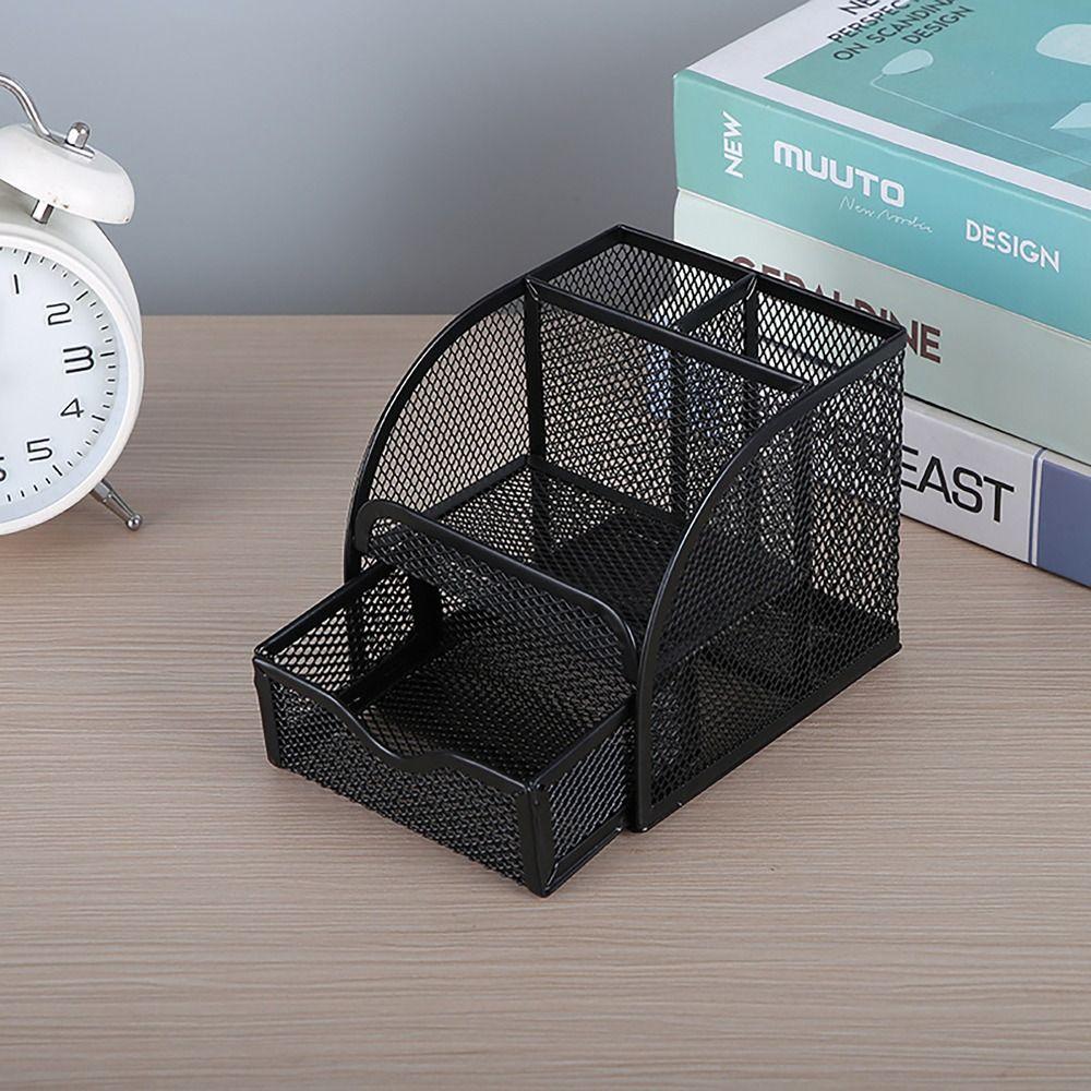 Metal Pencil Holder Large Capacity Desk Organizer Specical Design Pen Memo Holder Office Supplies
Metal Pencil Holder Large Capacity Desk Organizer Specical Design Pen Memo Holder Office Supplies