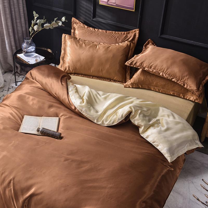 Summer Silk Luxury Plain Color 4-Piece Set - Light and Simple Design 1.2m Flat Sheet 3-Piece Set
Summer Silk Luxury Plain Color 4-Piece Set - Light and Simple Design 1.2m Flat Sheet 3-Piece Set