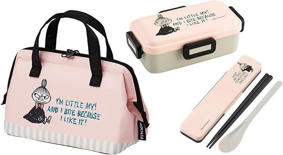 Skater Маленькая Мю 24 Розовый Антибактериальный Подходит для мытья в посудомоечной машине Мягкий Ланч-бокс с Комбо-набором Изолированная Застежка для Ланча Мой Плотный Набор 4-точечный Замок, 1 ярус, 530 мл,