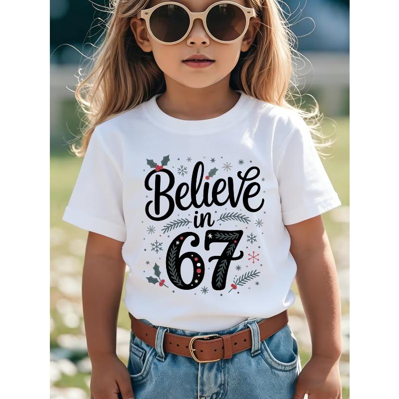 European Size T Shirt White Believe in 67 Christmas Holiday Design for Kids Outdoor Casual Wear 98cm белый
European Size T Shirt White Believe in 67 Christmas Holiday Design for Kids Outdoor Casual Wear 98cm белый