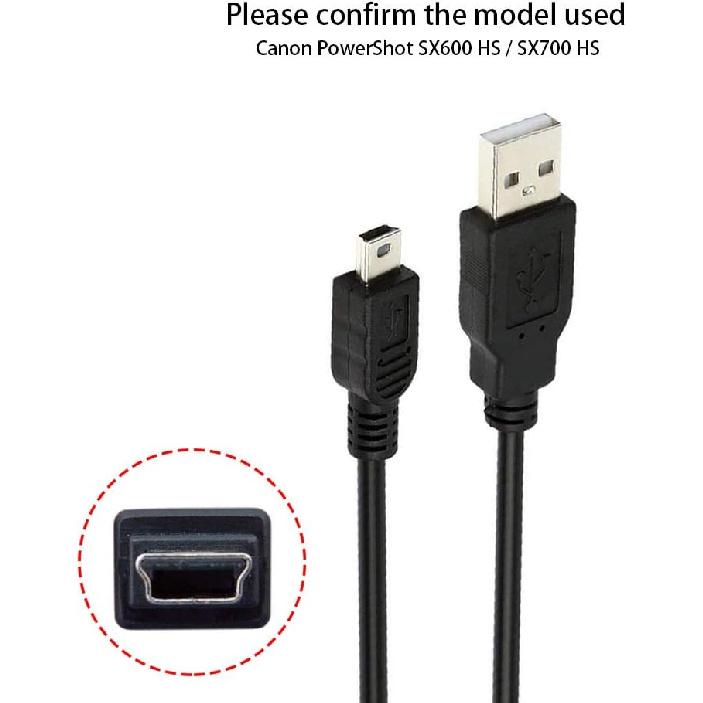 3FT USB PC Computer Data Transfer Cable Cord for Canon PowerShot SX600 HS / SX700 HS Digital Camera
3FT USB PC Computer Data Transfer Cable Cord for Canon PowerShot SX600 HS / SX700 HS Digital Camera
