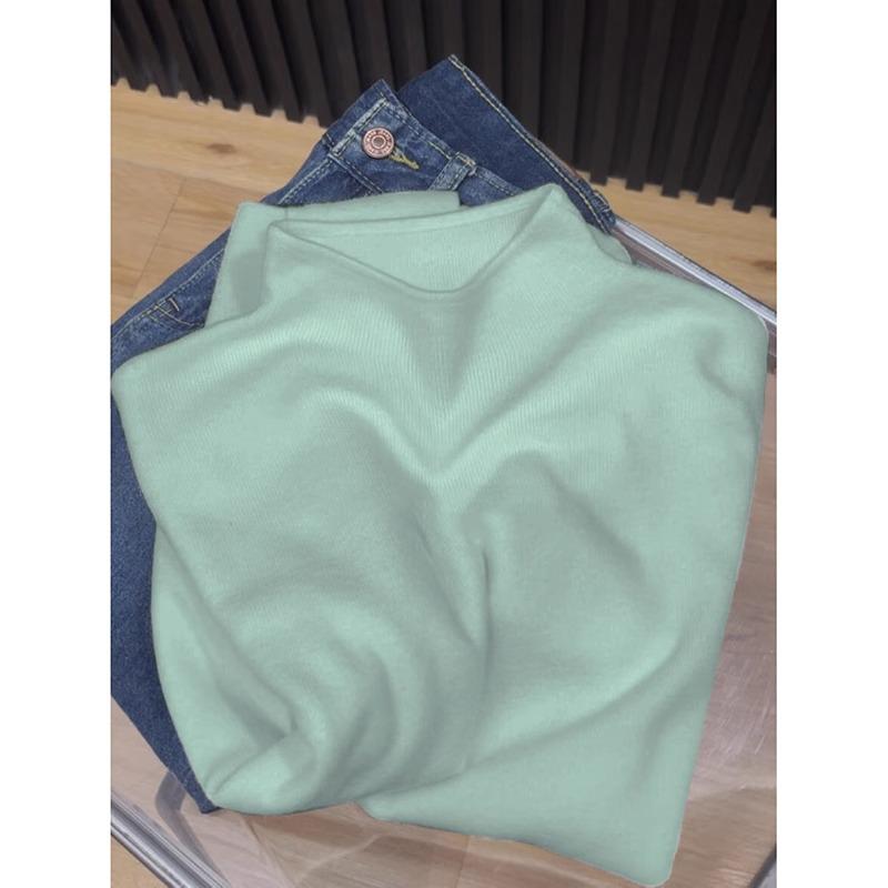 Women s Slim-fit Long-sleeve Knit Top with Stand-up Collar for Early Autumn/Winter One Size
Women s Slim-fit Long-sleeve Knit Top with Stand-up Collar for Early Autumn/Winter One Size
