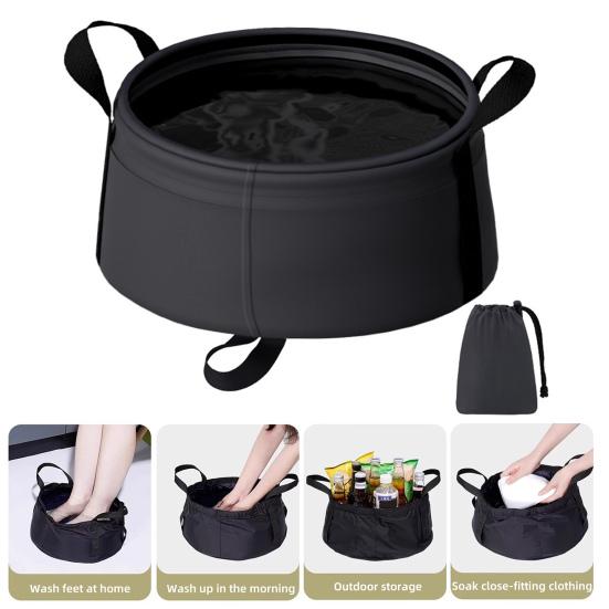 Portable Foldable Water Basin Large Capacity Storage Basin Stable Leak-Proof Design Folding Washbasin чорний
Portable Foldable Water Basin Large Capacity Storage Basin Stable Leak-Proof Design Folding Washbasin чорний