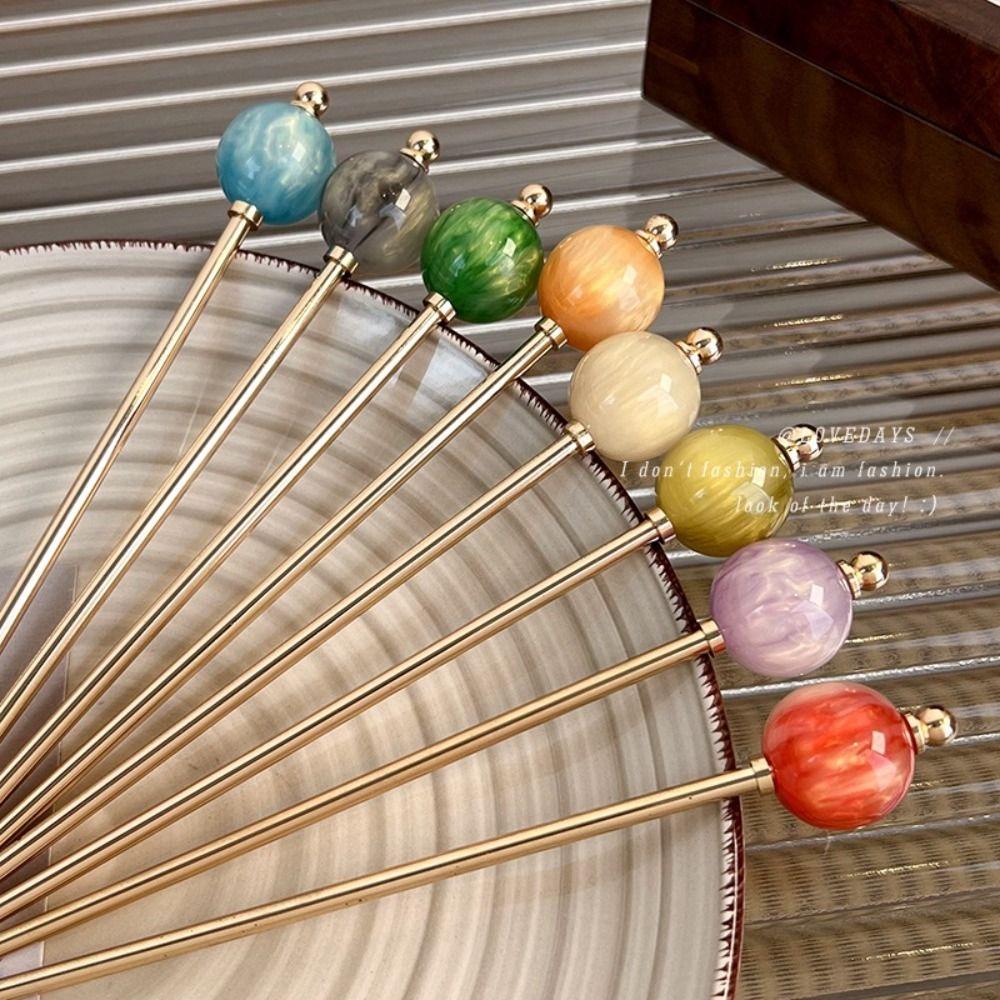 Retro Round Ball Metal Hairpin Chinese Style Hair Clip Female Headdress Hair Sticks Girls 
Retro Round Ball Metal Hairpin Chinese Style Hair Clip Female Headdress Hair Sticks Girls