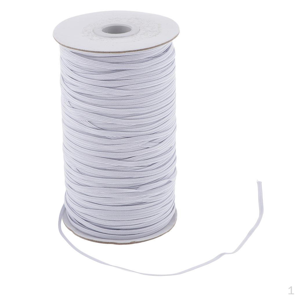 108M Elastic Flat Cord Wire For Jewelry Garment s Fasteners Hats Raw White
108M Elastic Flat Cord Wire For Jewelry Garment s Fasteners Hats Raw White