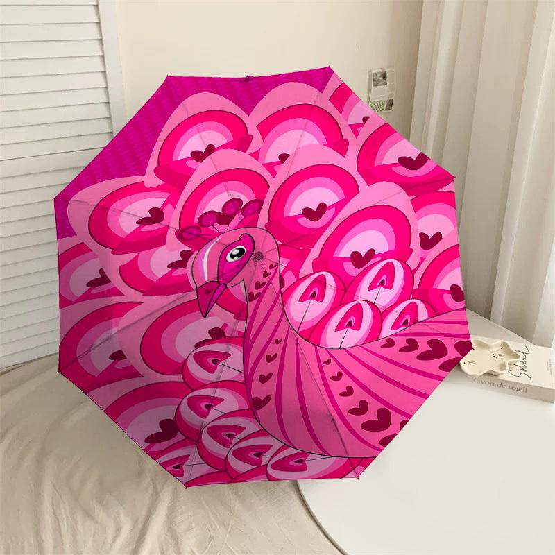 1PC peacock hearts Automatic Open/Close Umbrella Compact Folding Umbrella with 8-Rib Shaft lightweight esign, Highquality Fabric1134A
1PC peacock hearts Automatic Open/Close Umbrella Compact Folding Umbrella with 8-Rib Shaft lightweight esign, Highquality Fabric1134A