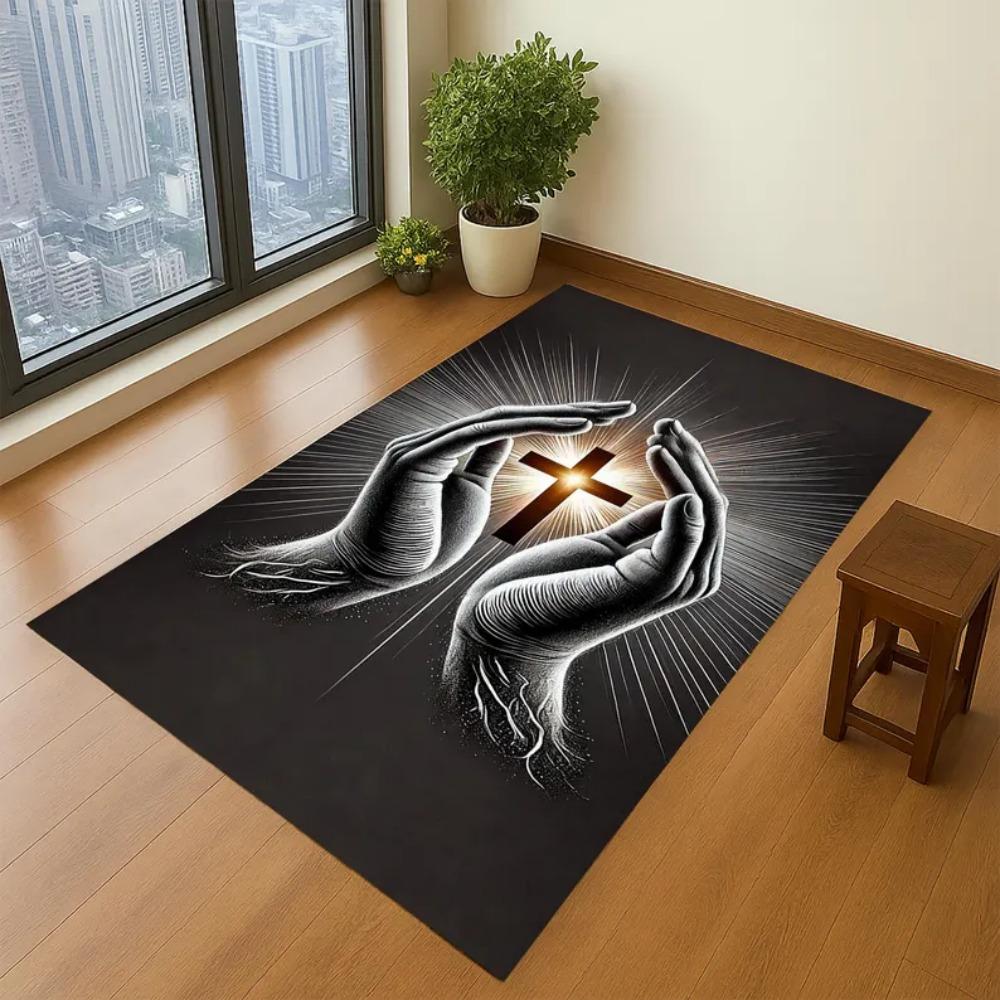 Tappeto stampato con croce divina, tappeto decorativo per preghiera cristiana, per soggiorno, camera da letto, ornamento per la casa 50x80cm
Tappeto stampato con croce divina, tappeto decorativo per preghiera cristiana, per soggiorno, camera da letto, ornamento per la casa 50x80cm