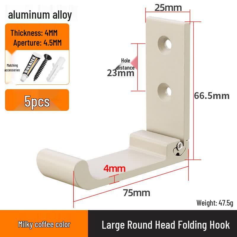 Rongyu Punch-Free Folding Space Aluminum Coat Hooks
Rongyu Punch-Free Folding Space Aluminum Coat Hooks