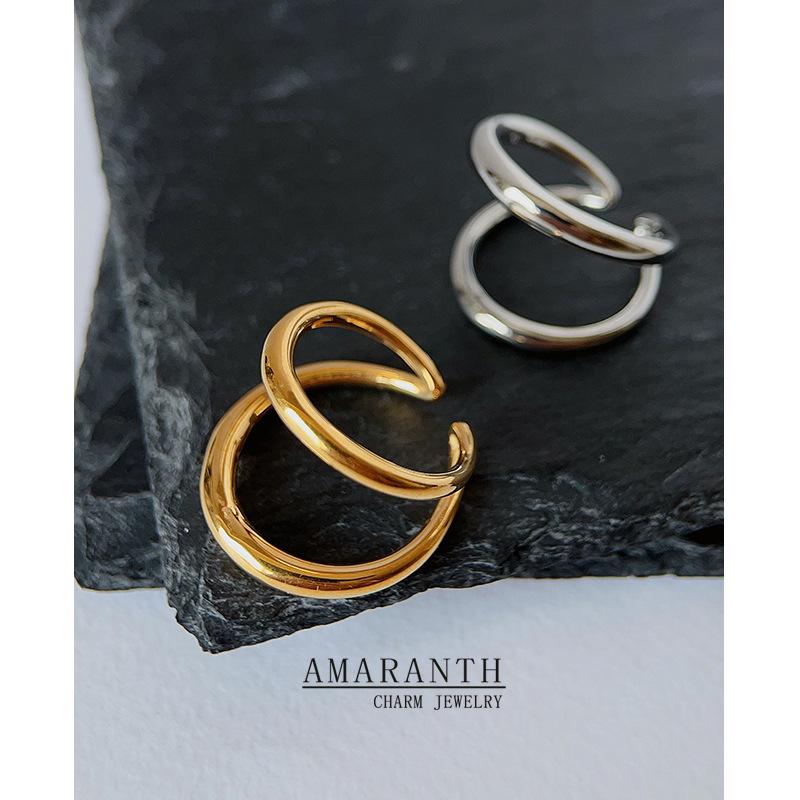 Women s Minimalist Retro Double-Layer 18k Gold Titanium Steel Ring - Hand Wash Safe Size 11
Women s Minimalist Retro Double-Layer 18k Gold Titanium Steel Ring - Hand Wash Safe Size 11