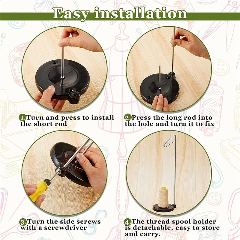 BHBL 9 PCS Cone Thread Holder Adjustable Single Thread Spool Holder Single Thread Stand Kit and Coil Claw Thread Holder China Mainland
BHBL 9 PCS Cone Thread Holder Adjustable Single Thread Spool Holder Single Thread Stand Kit and Coil Claw Thread Holder China Mainland
