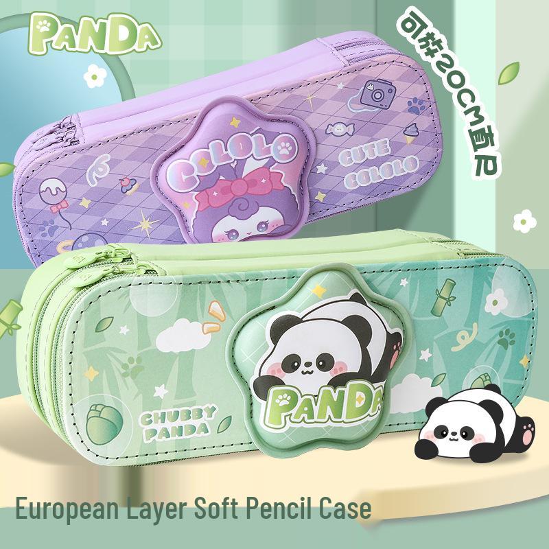 Kaba Panda Bear Double Layer Pencil Case – Cute Decompression Stationery Box for Girls
Kaba Panda Bear Double Layer Pencil Case – Cute Decompression Stationery Box for Girls