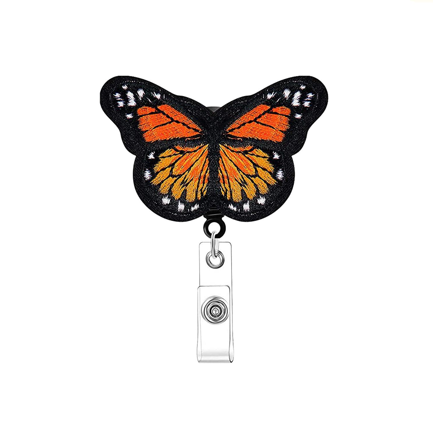 Cute Butterfly Retractable Badge Clip Portable ID Card Holder Key Lanyard for Doctor Nurse Student помаранчевий
Cute Butterfly Retractable Badge Clip Portable ID Card Holder Key Lanyard for Doctor Nurse Student помаранчевий