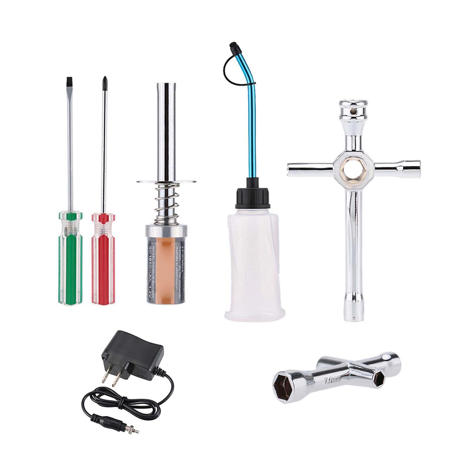 Nitro Starter Glow Plug Igniter Charger Tools Fuel Bottle Combo for Redcat HSP Nitro Powered 18
Nitro Starter Glow Plug Igniter Charger Tools Fuel Bottle Combo for Redcat HSP Nitro Powered 18