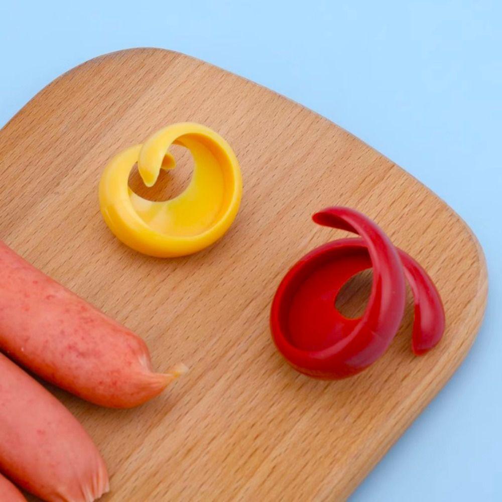 2pcs Spiral Hot Dog Slicer Labor-saving Hot Dog Mold Barbecue Tools Sausage Cutter Vegetable
2pcs Spiral Hot Dog Slicer Labor-saving Hot Dog Mold Barbecue Tools Sausage Cutter Vegetable