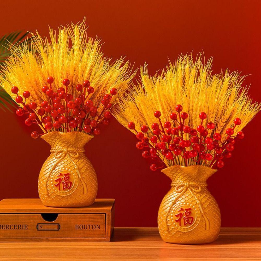 Chinese Style Blessed Bag Flowerpot Vase Plastic Flower Arrangement Vase Living Room золотой
Chinese Style Blessed Bag Flowerpot Vase Plastic Flower Arrangement Vase Living Room золотой