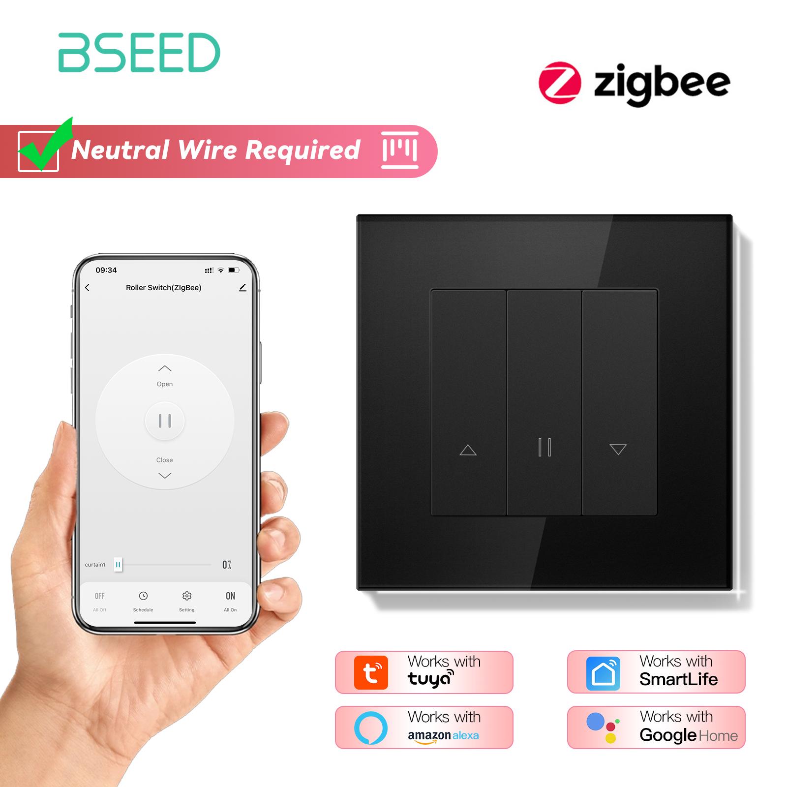 BSEED Zigbee Smart Mechanical Blind Switch Roller Shutter Button Switches Tuya Smart Life App With Normal EU Sockets USB Type-c
BSEED Zigbee Smart Mechanical Blind Switch Roller Shutter Button Switches Tuya Smart Life App With Normal EU Sockets USB Type-c