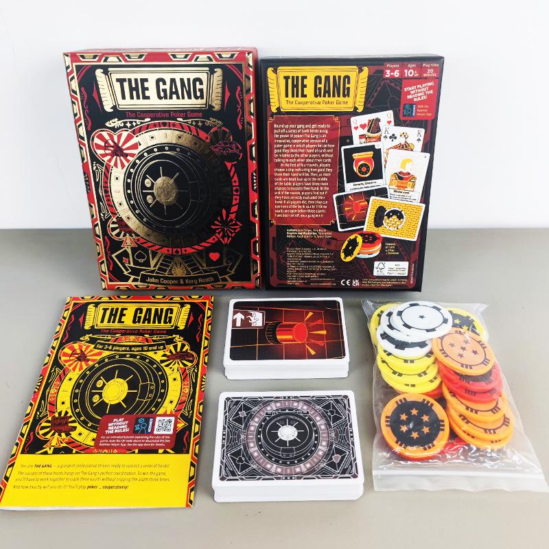 The Gang: Texas Hold em Multiplayer Cooperative Board Game (3-6 Players, English Version)
The Gang: Texas Hold em Multiplayer Cooperative Board Game (3-6 Players, English Version)