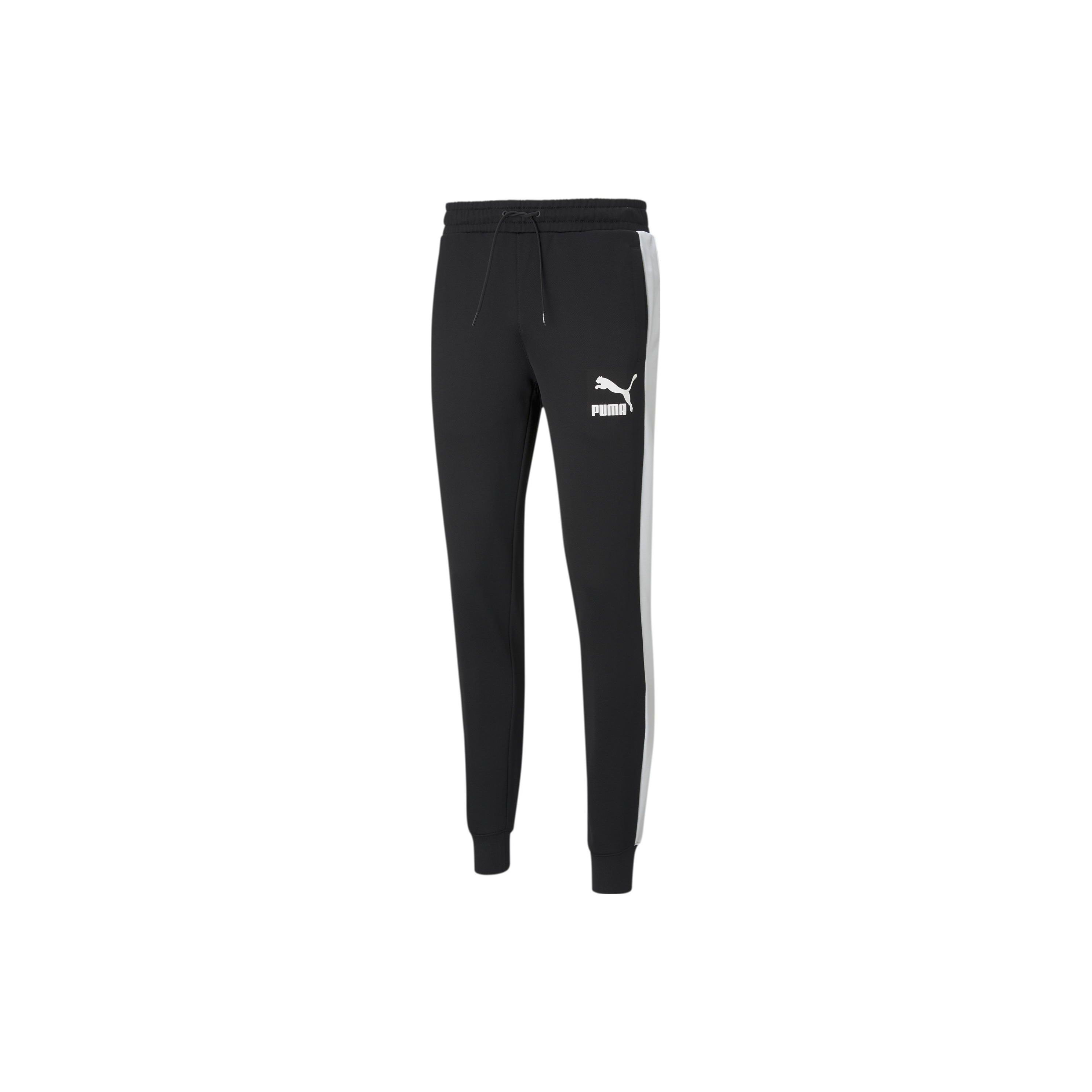 PUMA Iconic T7 Track Pants With Letter Print And Striped Drawstring Men Bottoms Black 530098-01 XL
PUMA Iconic T7 Track Pants With Letter Print And Striped Drawstring Men Bottoms Black 530098-01 XL
