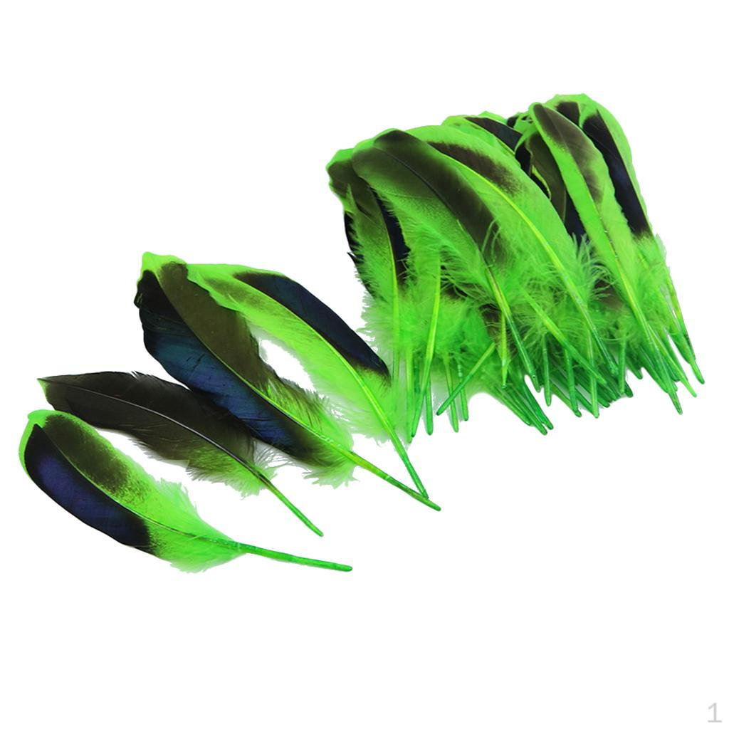 50 Piece 135mm Colorful Wild Duck Feather for Clothing Costume Decoration Green
50 Piece 135mm Colorful Wild Duck Feather for Clothing Costume Decoration Green
