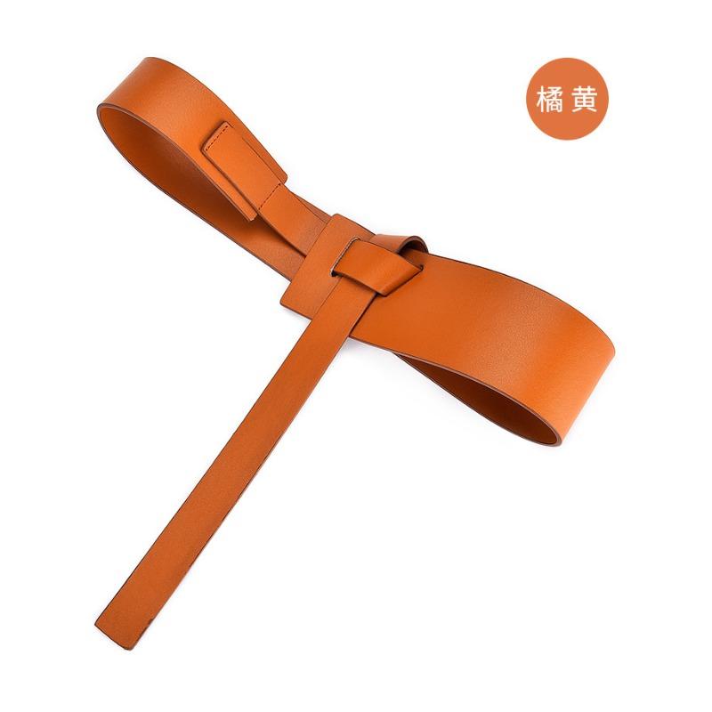 New arrival red knotted girdle belt genuine leather belt women s trouser belt metal-free second-layer cowhide belt One size помаранчевий
New arrival red knotted girdle belt genuine leather belt women s trouser belt metal-free second-layer cowhide belt One size помаранчевий