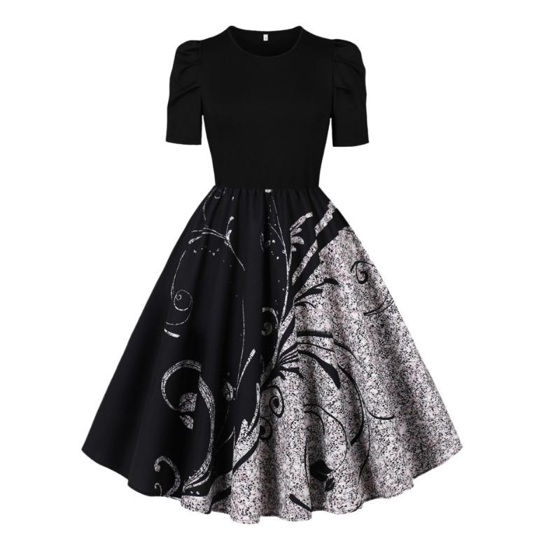 Платформа женской одежды поставка ретро круглый вырез короткий рукав с принтом маятниковое платье XXL
Платформа женской одежды поставка ретро круглый вырез короткий рукав с принтом маятниковое платье XXL