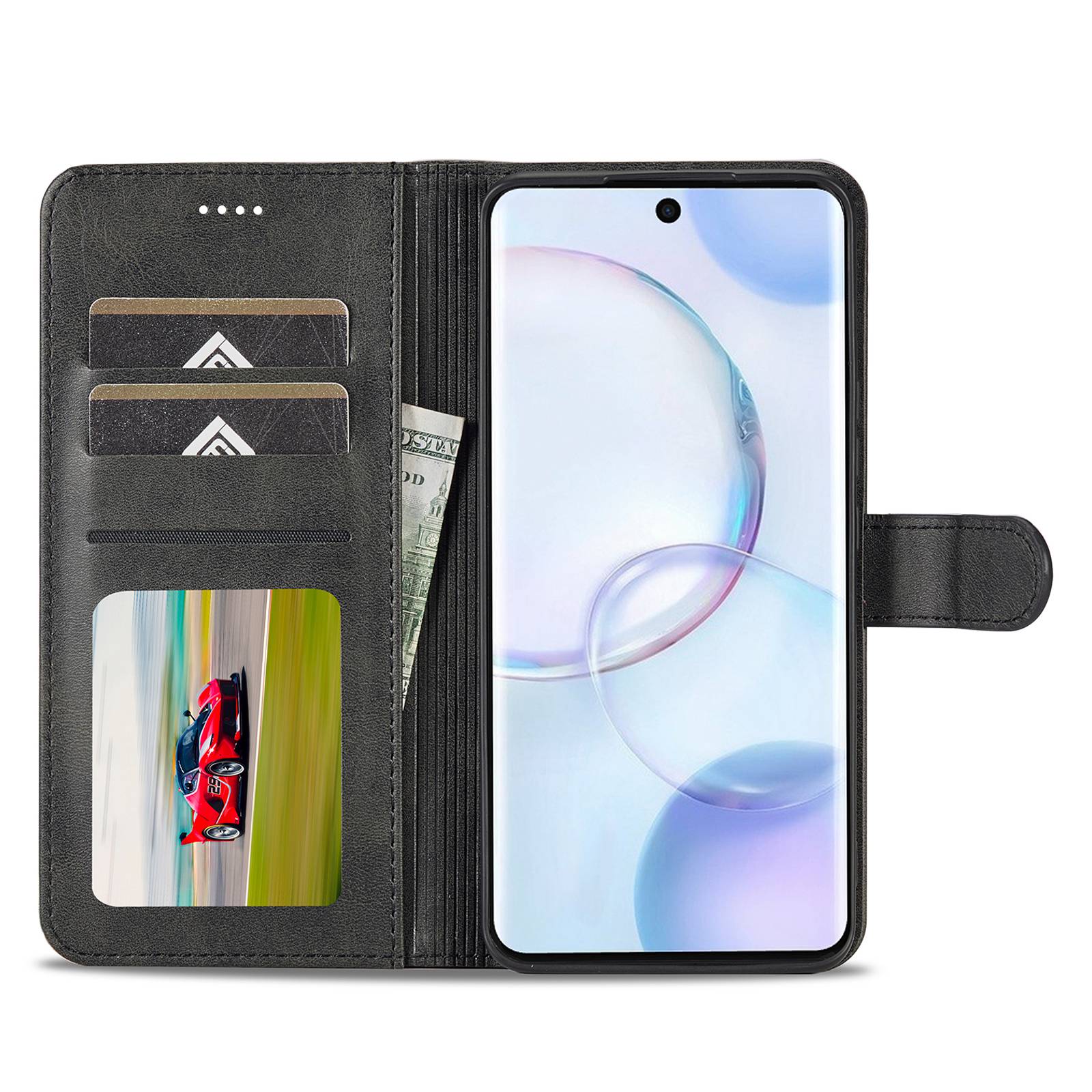 LC.IMEEKE for Huawei nova 9/Honor 50 Textured PU Leather Flip Folio Horizontal Stand Wallet Case Phone Case Cover Black
LC.IMEEKE for Huawei nova 9/Honor 50 Textured PU Leather Flip Folio Horizontal Stand Wallet Case Phone Case Cover Black