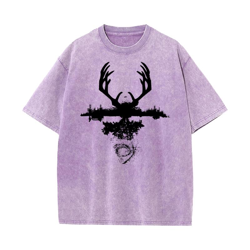 Mens Family Tees Round Collar Thanksgiving Day Cotton Washed Tshirts Hip hop Short Sleeve Elk City Forest Washed Tops Tees S
Mens Family Tees Round Collar Thanksgiving Day Cotton Washed Tshirts Hip hop Short Sleeve Elk City Forest Washed Tops Tees S