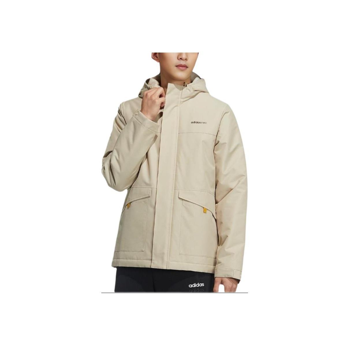 Куртка мужская из хлопка с капюшоном и застежкой-молнией Adidas Neo Printed Logo бежевого цвета GP4854 L
Куртка мужская из хлопка с капюшоном и застежкой-молнией Adidas Neo Printed Logo бежевого цвета GP4854 L