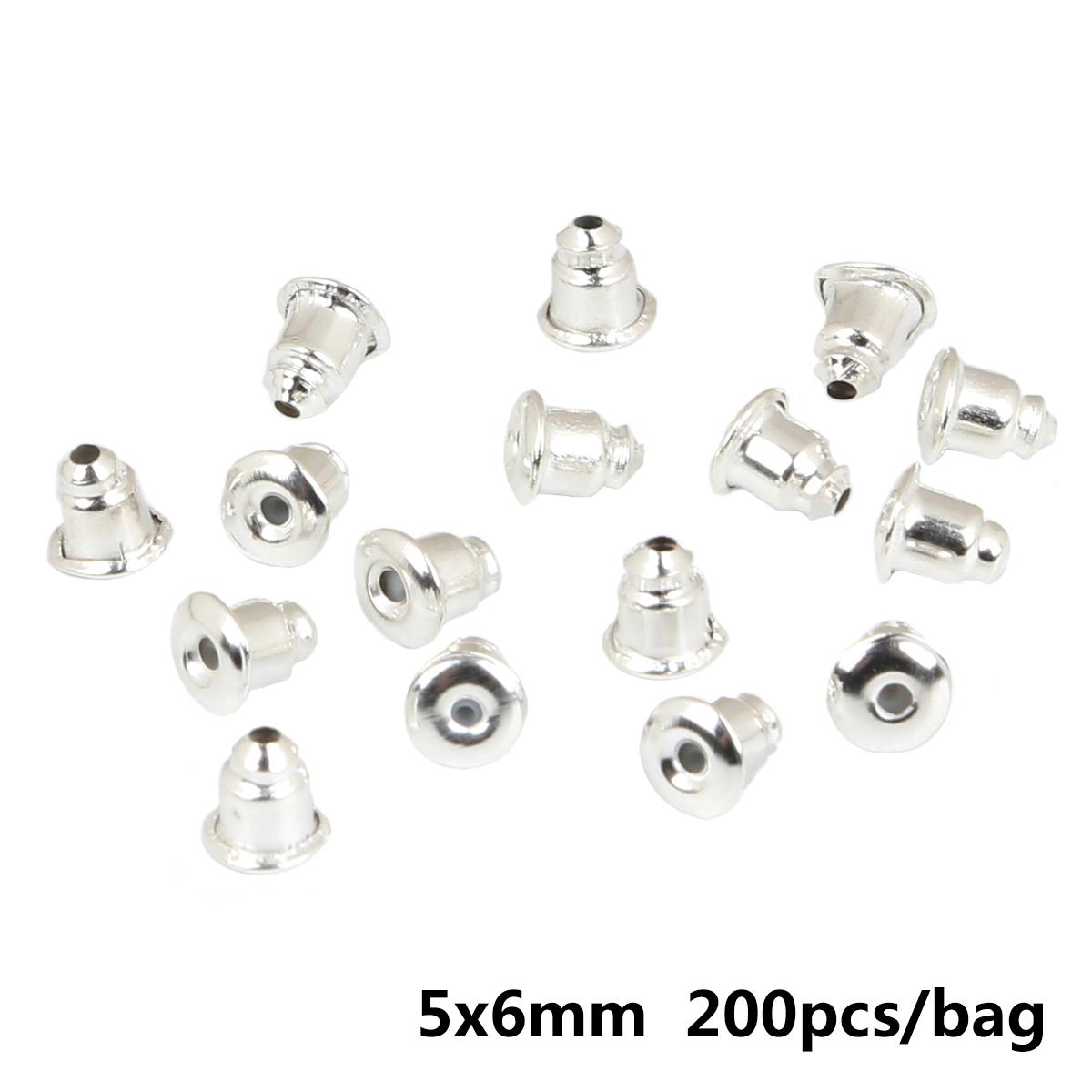 Железные пластиковые беруши для изготовления сережек DIY, аксессуаров для изготовления ювелирных изделий 5x6mm 200pcs серебряный
Железные пластиковые беруши для изготовления сережек DIY, аксессуаров для изготовления ювелирных изделий 5x6mm 200pcs серебряный
