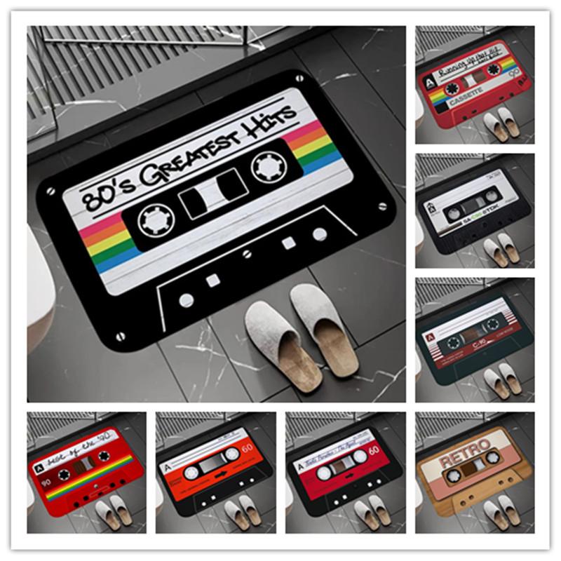 Retro Cassette Tape Bath Mats Super Absorbent Bathroom Carpet Home Entrance Welcome Non Slip Doormat Diatom Mud Rug for Kitchen 30x40Diatomud
Retro Cassette Tape Bath Mats Super Absorbent Bathroom Carpet Home Entrance Welcome Non Slip Doormat Diatom Mud Rug for Kitchen 30x40Diatomud