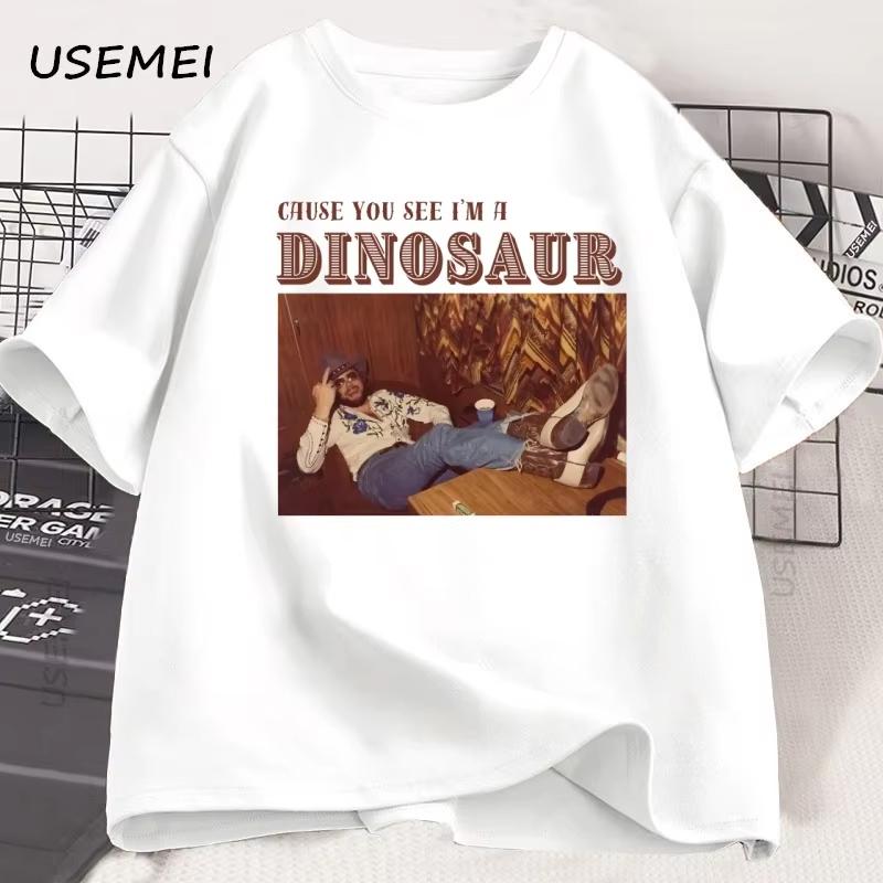 Cause You See Im A Dinosaur TShirt Retro Western Southern T Shirt Men Funny Cowboy Tees Country Music Mens Clothing Tshirt XL
Cause You See Im A Dinosaur TShirt Retro Western Southern T Shirt Men Funny Cowboy Tees Country Music Mens Clothing Tshirt XL