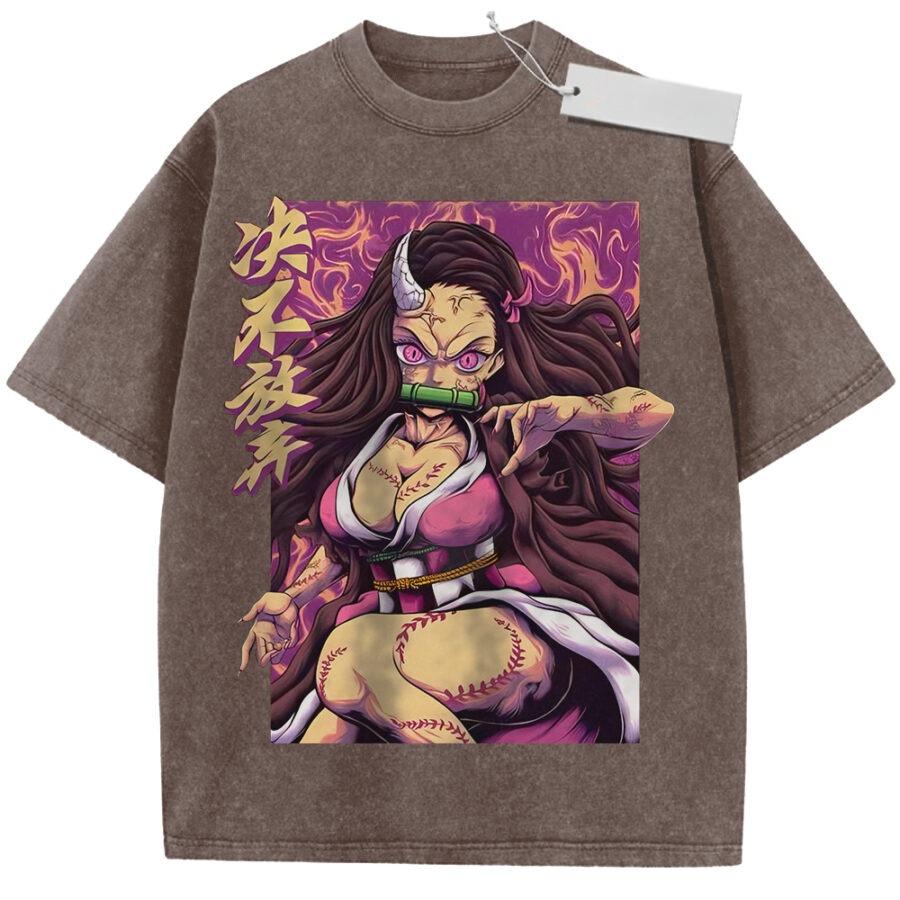 Unisex Washed Pink Vintage T Shirt Demon Slayer Nezuko Never Give Up High Quality Fabric for Home Leisure Travel Shopping M
Unisex Washed Pink Vintage T Shirt Demon Slayer Nezuko Never Give Up High Quality Fabric for Home Leisure Travel Shopping M