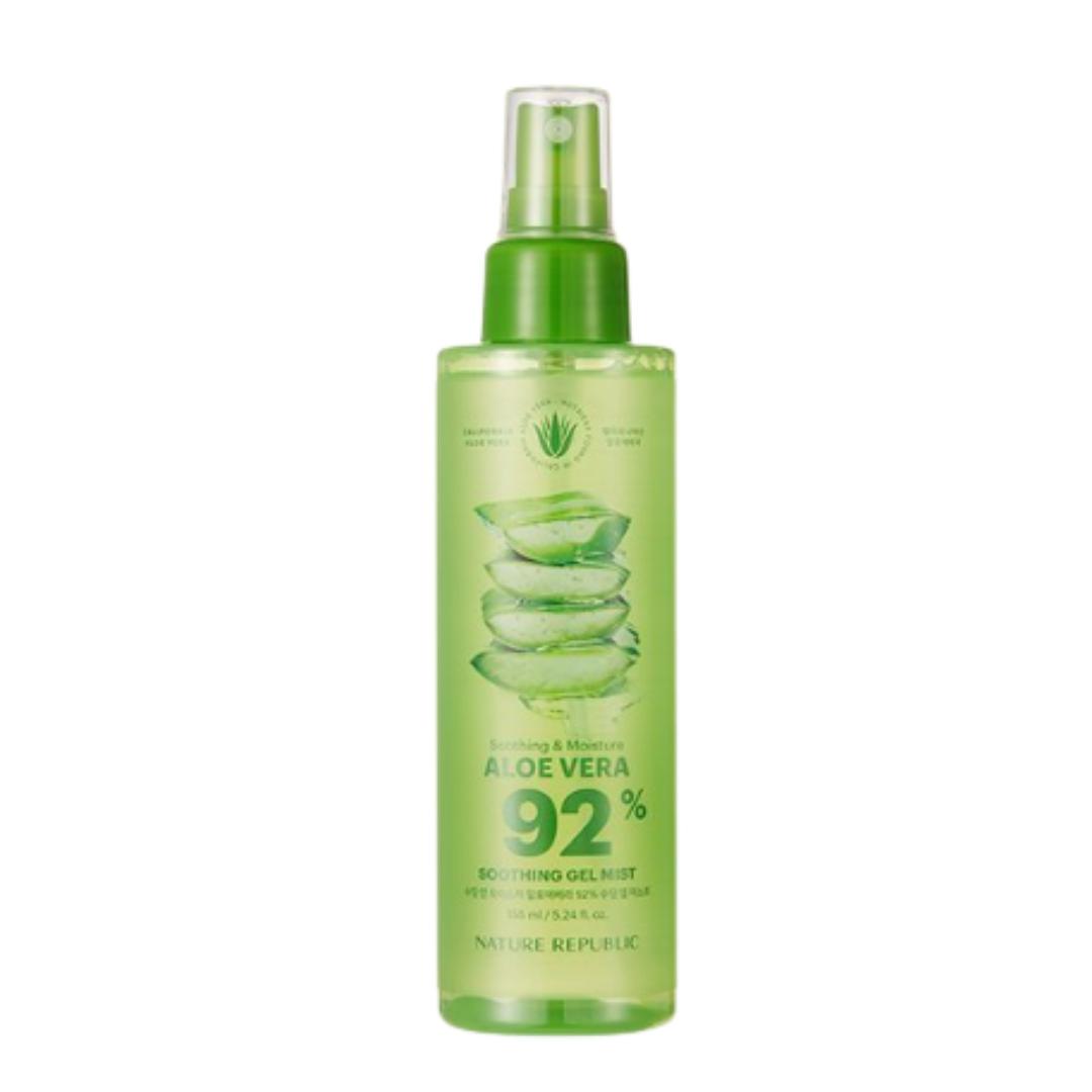 NATURE REPUBLIC Заспокійливий і зволожуючий алое вера 92% заспокійливий гель-туман 155 мл
NATURE REPUBLIC Заспокійливий і зволожуючий алое вера 92% заспокійливий гель-туман 155 мл