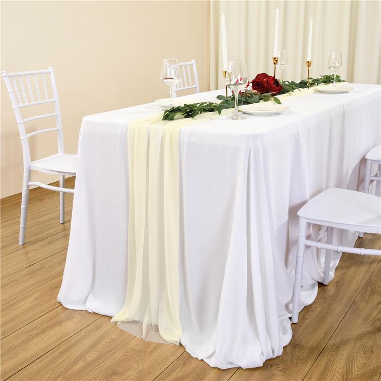 Chiffon Tulle Table Runner, Romantic Sheer Table Runners for Rustic Boho Wedding Party Bridal Shower Decorations Birthday Party 30x180cm слонова кістка
Chiffon Tulle Table Runner, Romantic Sheer Table Runners for Rustic Boho Wedding Party Bridal Shower Decorations Birthday Party 30x180cm слонова кістка