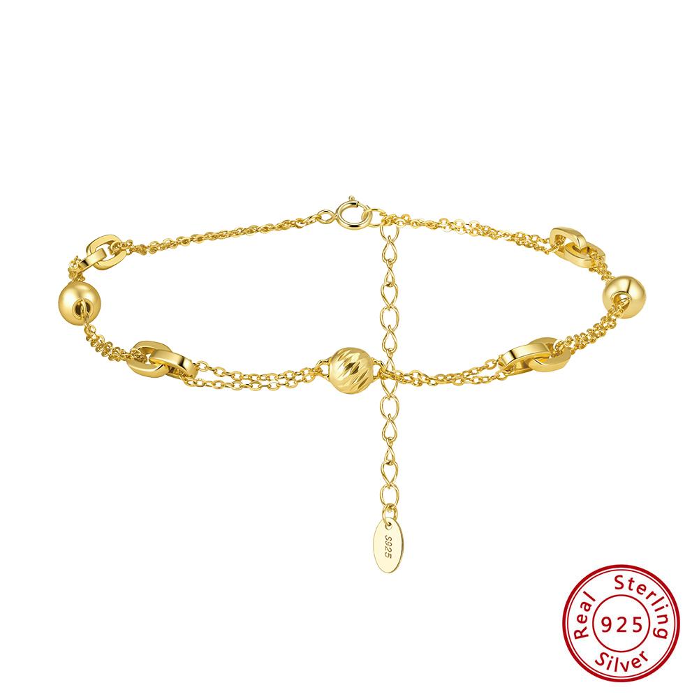 Effie Queen Real 925 Sterling Silver Fashion 5MM Beaded Anklet Chain Women Anniversary Retro Unique Dainty Foot Jewelry SA106
Effie Queen Real 925 Sterling Silver Fashion 5MM Beaded Anklet Chain Women Anniversary Retro Unique Dainty Foot Jewelry SA106