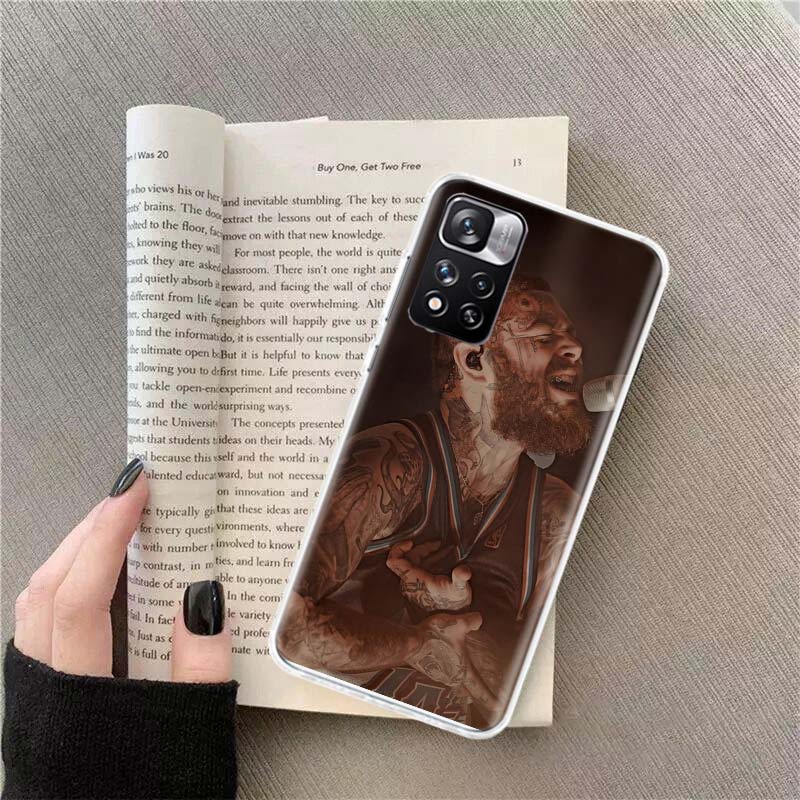 P-post Singer M-Malones Phone Case For Redmi Note 13 12 Pro Plus 14 15 Pro 5G 11 11T 11E 11S 10 Pro 10S 9 9S Cover Cell Clear TP Redmi Note 12S
P-post Singer M-Malones Phone Case For Redmi Note 13 12 Pro Plus 14 15 Pro 5G 11 11T 11E 11S 10 Pro 10S 9 9S Cover Cell Clear TP Redmi Note 12S