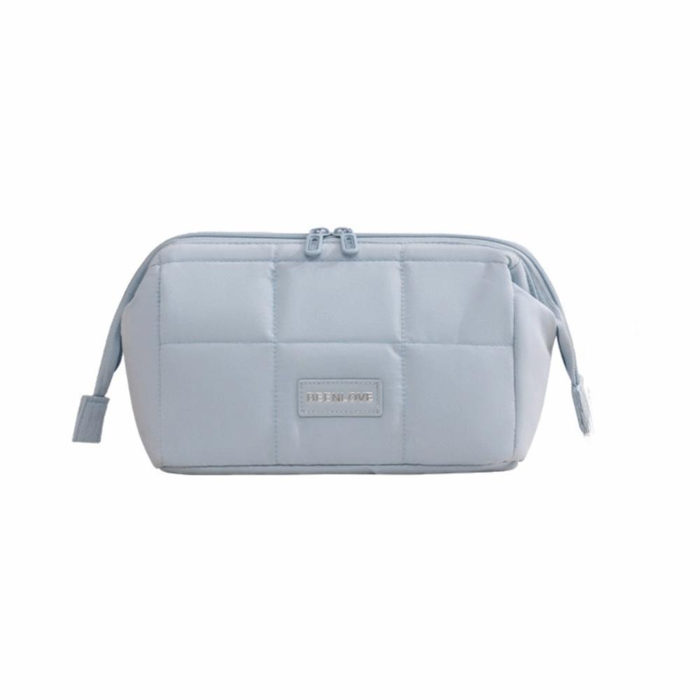 Fashion Wide-open Quilted Cosmetic Bag Solid Color Large Capacity Travel Toiletry Bag Zipper Ultralight Portable Storage Bag синий
Fashion Wide-open Quilted Cosmetic Bag Solid Color Large Capacity Travel Toiletry Bag Zipper Ultralight Portable Storage Bag синий