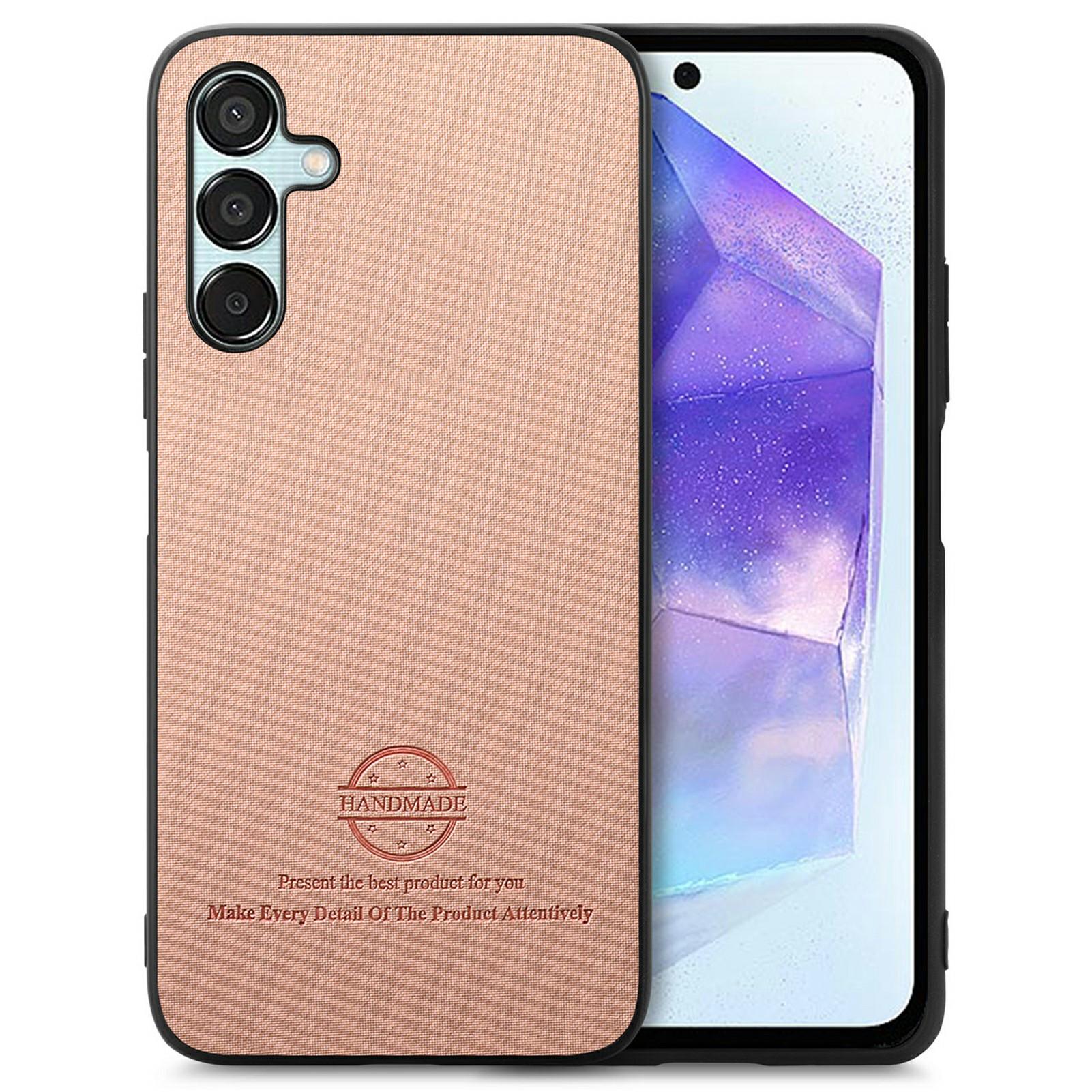 For Samsung Galaxy A15 4G/5G Case Cloth Texture Leather+PC+TPU Anti-Drop Phone Cover Pink
For Samsung Galaxy A15 4G/5G Case Cloth Texture Leather+PC+TPU Anti-Drop Phone Cover Pink