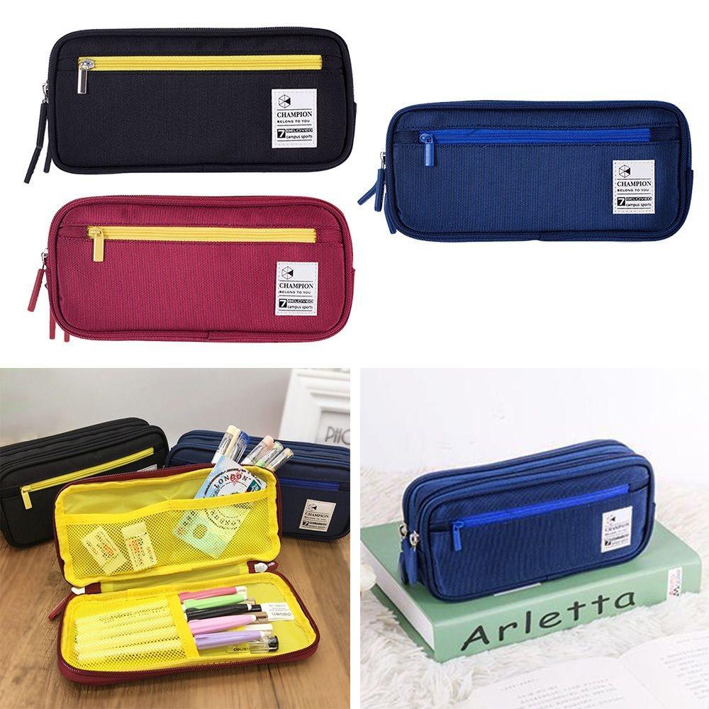 Double-layer Pencils Pouch Large Capacity Storage Bag Zipper Pencil Bag Student School Supplies
Double-layer Pencils Pouch Large Capacity Storage Bag Zipper Pencil Bag Student School Supplies